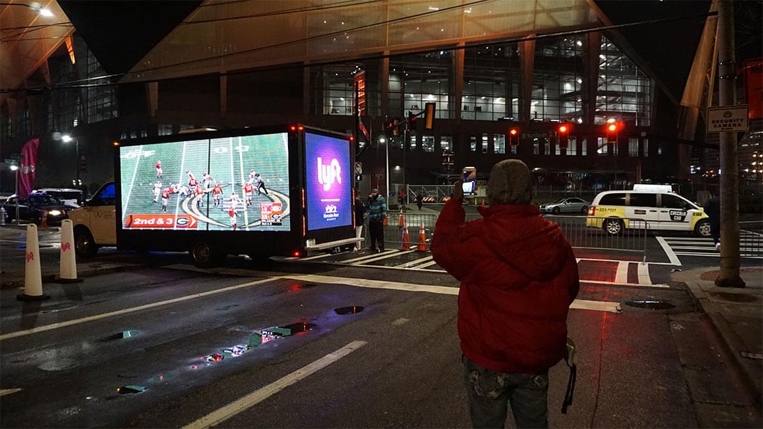 LED Mobile Billboard for Lyft in Atlanta