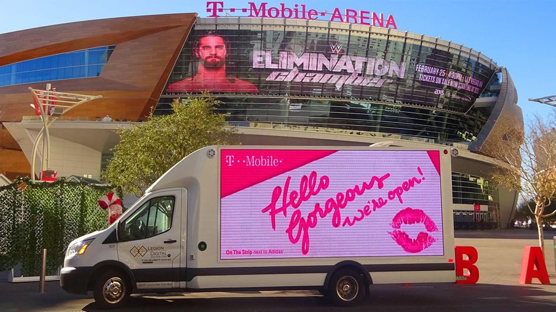 LED Mobile Billboard for T-Mobile in Las Vegas